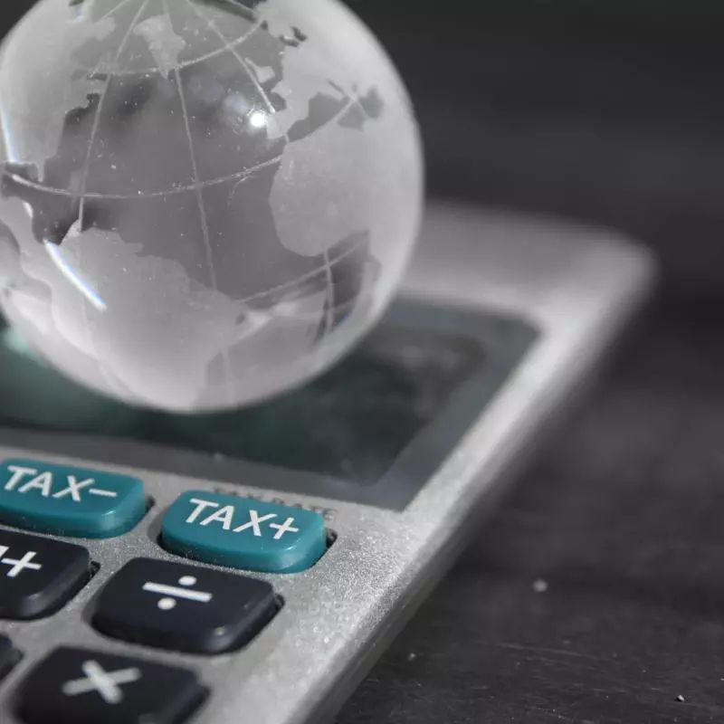 istock 835212946  world on a calculator